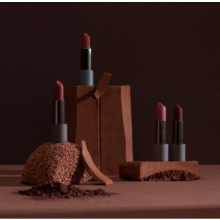 VELVET WEAR Matte Cream Lipstick, #35 DARK NUDE, 3.8g